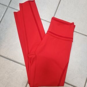 aerie Orange-Red 7/8 Active Leggings
